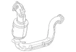2474909803 - Exhaust System: Exhaust Gas Line, Front for Mercedes-Benz Image
