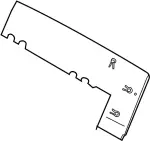 896057S000 - Body: Back Panel for Infiniti Image