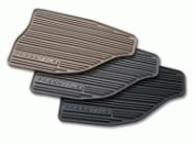 5F9Z7413300A - Interior: All-Weather Vinyl Floor Mats, Ebony - Ebony for Ford Image