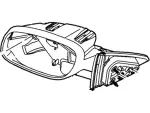 AG1Z17683E - : Mirror Assembly Rear View Outer for Ford Image