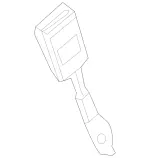 20586013699051 - Electrical: Buckle for Mercedes-Benz Image