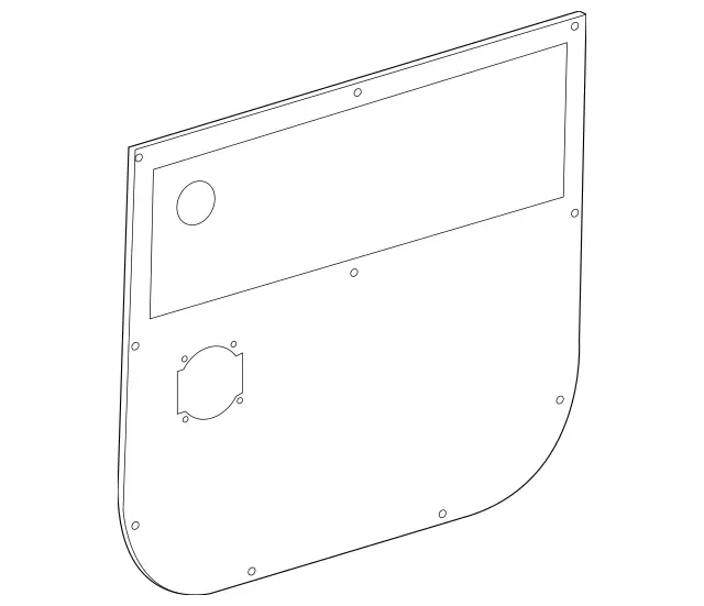 9067370500 - Body: Lower Trim Panel for Mercedes-Benz Image