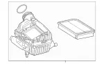 2600903600 - : Damping Air Filter for Mercedes-Benz: 220a, A220, A35 AMG, CLA250, CLA35 AMG, GLA250, GLA35 AMG, GLB250, GLB35 AMG Image