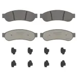 OEX1067M - : OEX Rear Disc Brake Pad Set Premium Semi - Met for WAGNER BRAKE Image