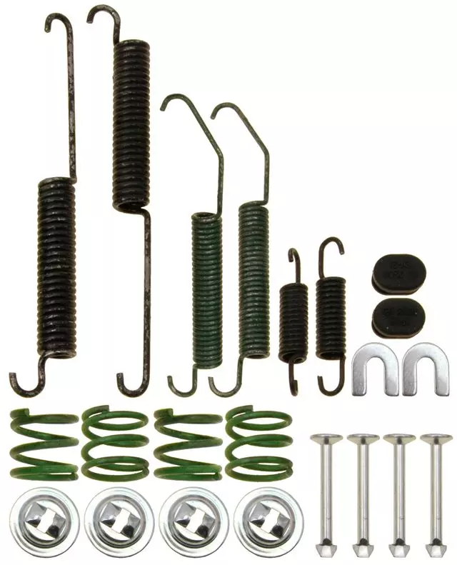 19325600 - : Rear Drum Brake Hardware Kit with Springs, Pins, Retainers, and Covers for GM Image