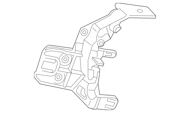 2537330314 - Rear Doors: Holder for Mercedes-Benz: GLC300, GLC43 AMG, GLC63 AMG, GLC63 AMG S Image image