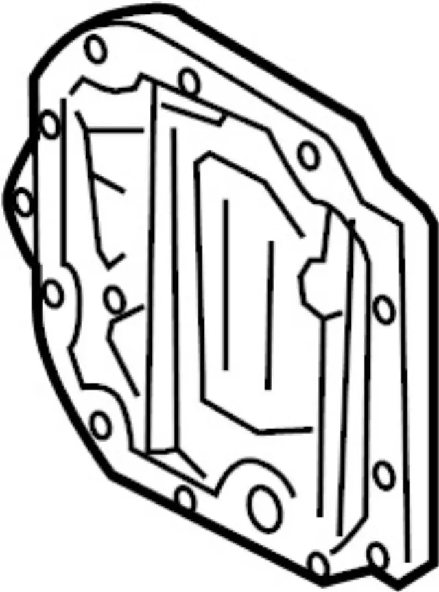 38351ZS60A - Universals &amp; Rear Axle: Axle Cover for INFINITI: QX56, QX80 Image