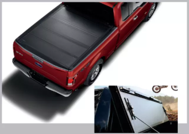VML3Z99501A42S - : Hard Folding Tonneau Cover For 6.5-Ft Bed for Ford: F-150 Image