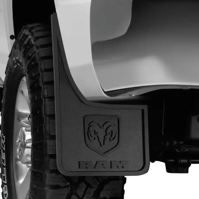 82216219AA - Exterior Accessories: 82216219AA RAM 1500 Rubber Splash Guards Rear Only 2009-2022 Mopar for Dodge: Ram 1500, Ram 2500, Ram 3500 | Ram: 1500, 1500 Classic, 2500, 3500 Image