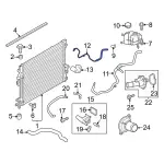 K2GZ8075D - : Overflow Hose for Ford: Edge | Lincoln: Nautilus Image