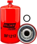 BF1212 - : Fuel/Water Separator Spin-on with Drain for Baldwin Image