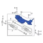LR3Z3504F - Steering: Steering Gear for Ford: Mustang Image