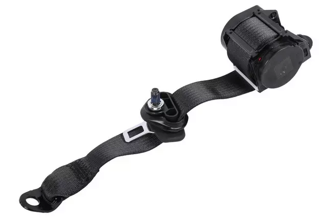 19367057 - : Jet Black Rear Passenger Side Seat Retractor Side Belt for GM Image
