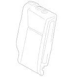 1769207400 - Rear Seat Bench: Padding, Rr Seat Backrest for Mercedes-Benz: CLA250, GLA250 Image