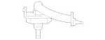 2138600047 - Windshield Washer System, Emergency Equipment: Nozzle, Wshld. Wshr. Syst for Mercedes-Benz Image