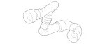 1665004400 - Radiator: Coolant Hose for Mercedes-Benz: GLE550e Image