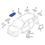 7S7Z15K601J - Electrical: Keyless Entry Transmitter for Ford: C-Max Image