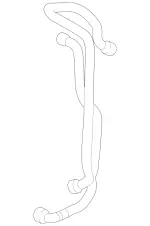 2425011082 - : Coolant Hose for Mercedes-Benz Image