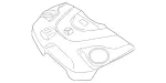 2730101867 - : Cover Hood for Mercedes-Benz: CL550, G550, SL550 Image