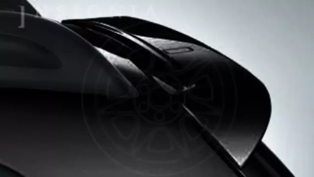 83402E000EB - Exterior: Rear Spoiler - Painted - Obsidian Black for Hyundai Image