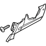 CV6Z58043A88CA - Body: Instrument Panel Knee Bolster for Ford: Focus Image