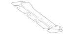 44769400109051 - Body: Protect Plate for Mercedes-Benz Image