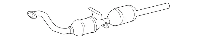 4634907919 - Exhaust System: Exhaust Line for Mercedes-Benz: G550 Image