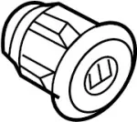 F86324P026 - Body: Lock Cylinder for Infiniti Image