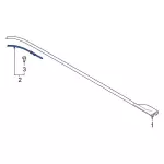 LB5Z7850002D - Body: Retainer for Ford: Explorer, Police Interceptor Utility Image