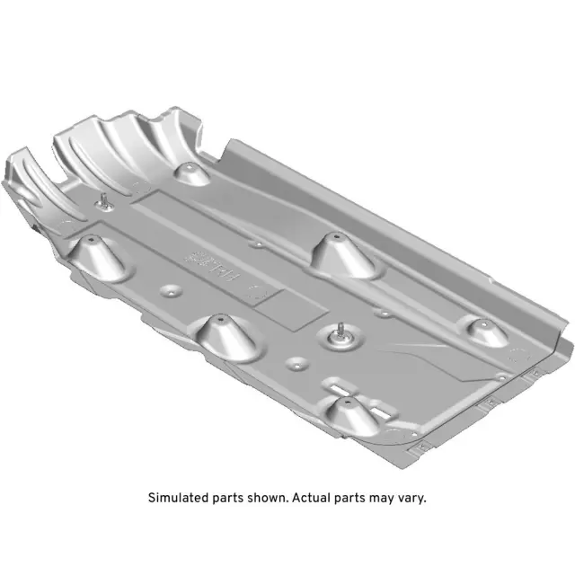 23134421 - : Passenger Side Underbody Front Air Deflector for GM Image
