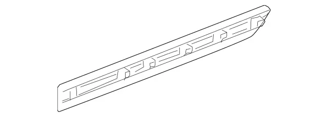 16469011629999 - Body: Side Molding for Mercedes-Benz Image
