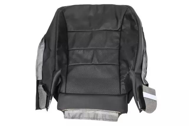 19250469 - : Ebony and Charcoal Gray Passenger Seat Cushion Cover for GM Image