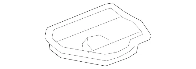 2046100575 - Substructure: Spare Wheel Well for Mercedes-Benz: C250, C300, C350, C63 AMG Image image