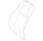 2059102404 - : Padding, Front Seat Backr for Mercedes-Benz Image