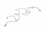 85150863 - : Front Fog Lamp Wiring Harness for GM Image