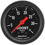2616 - : GAUGE, BOOST, 2 1/16", 35PSI, MECHANICAL, Z-SERIES for AutoMeter Image