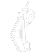 4636304010 - Side Panels: Pillar for Mercedes-Benz Image