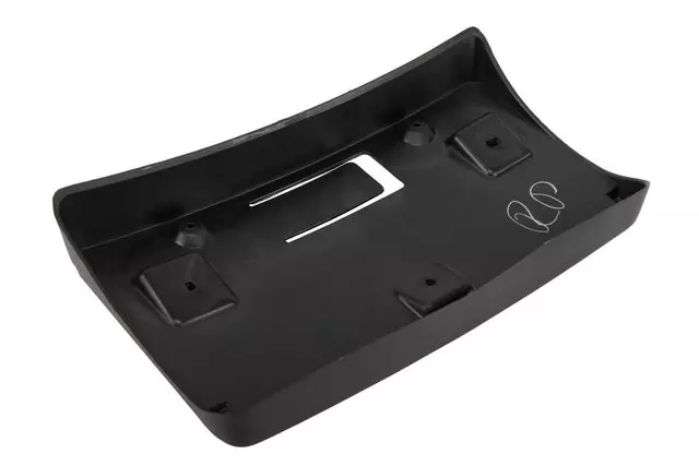 10255150 - : Black Front License Plate Bracket for GM Image
