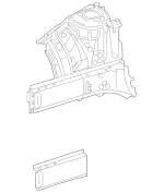 2466201900 - : Wheel Well for Mercedes-Benz: B Electric Drive, B250e, CLA250, GLA250 Image