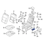 LB5Z7861749AY - Body: Track Cover for Ford: Explorer, Police Interceptor Utility | Lincoln: Aviator Image