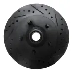 63354153R - : DFC Brake Rotor - Drilled and Slotted - Black for DYNAMIC FRICTION Image
