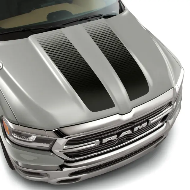 Black Hood Decal - Sport Hood - Mopar (82215534AB)