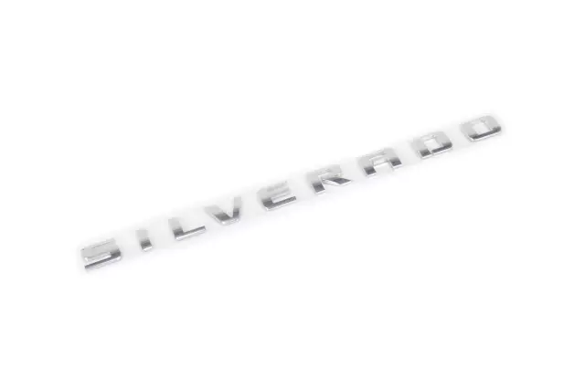 15129652 - Accessories: Tailgate Emblem for Chevrolet: Silverado 1500, Silverado 1500 LD, Silverado 2500 HD, Silverado 3500 HD | GMC: Sierra 1500, Sierra 1500 Limited, Sierra 2500 HD, Sierra 3500 HD Image