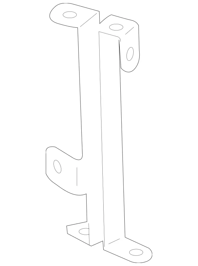 2535240040 - Chassis Sheet Metal Parts/Air Intake: Holder for Mercedes-Benz: GLC300, GLC43 AMG, GLC63 AMG, GLC63 AMG S Image image