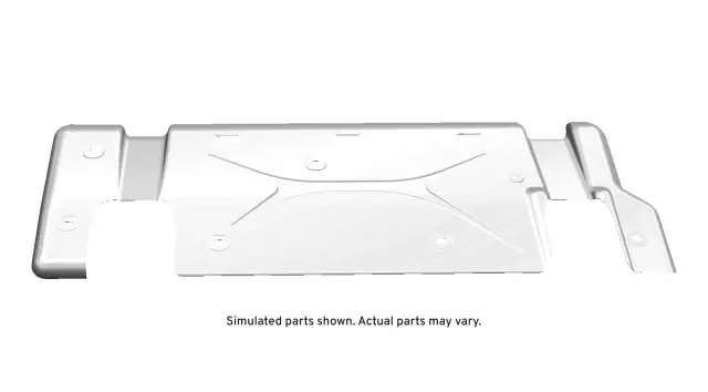 25901683 - Fuel System: Side Shield for Chevrolet: Silverado 2500 HD, Silverado 3500 HD | GMC: Sierra 2500 HD, Sierra 3500 HD Image