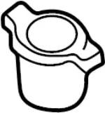 54396AH31A - : Adjust Plate for INFINITI: M45, Q45 Image