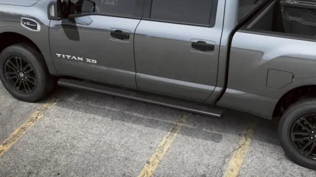 999T6W4300 - : Step Rails - Crew Cab 2-piece set - Painted Charcoal for Nissan: TITAN, TITAN XD Image