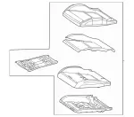 19091023101B82 - Body: Cushion Assembly for Mercedes-Benz Image