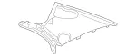 21969018258L78 - Body: Upper Quarter Trim for Mercedes-Benz Image