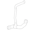 2215012791 - Radiator: Coolant Hose for Mercedes-Benz Image